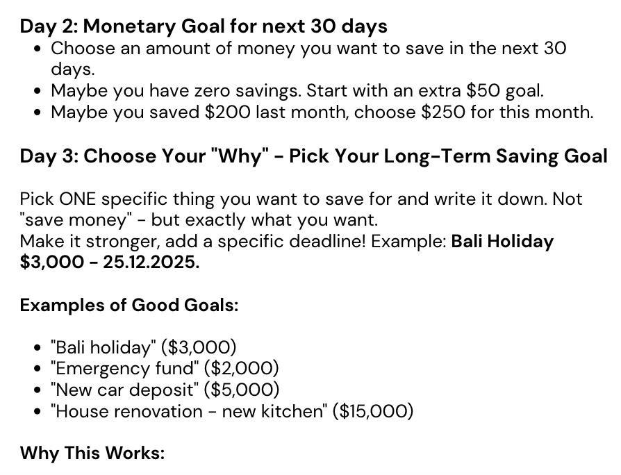 kousely™ Digital 30 Day Saving Guide 2026