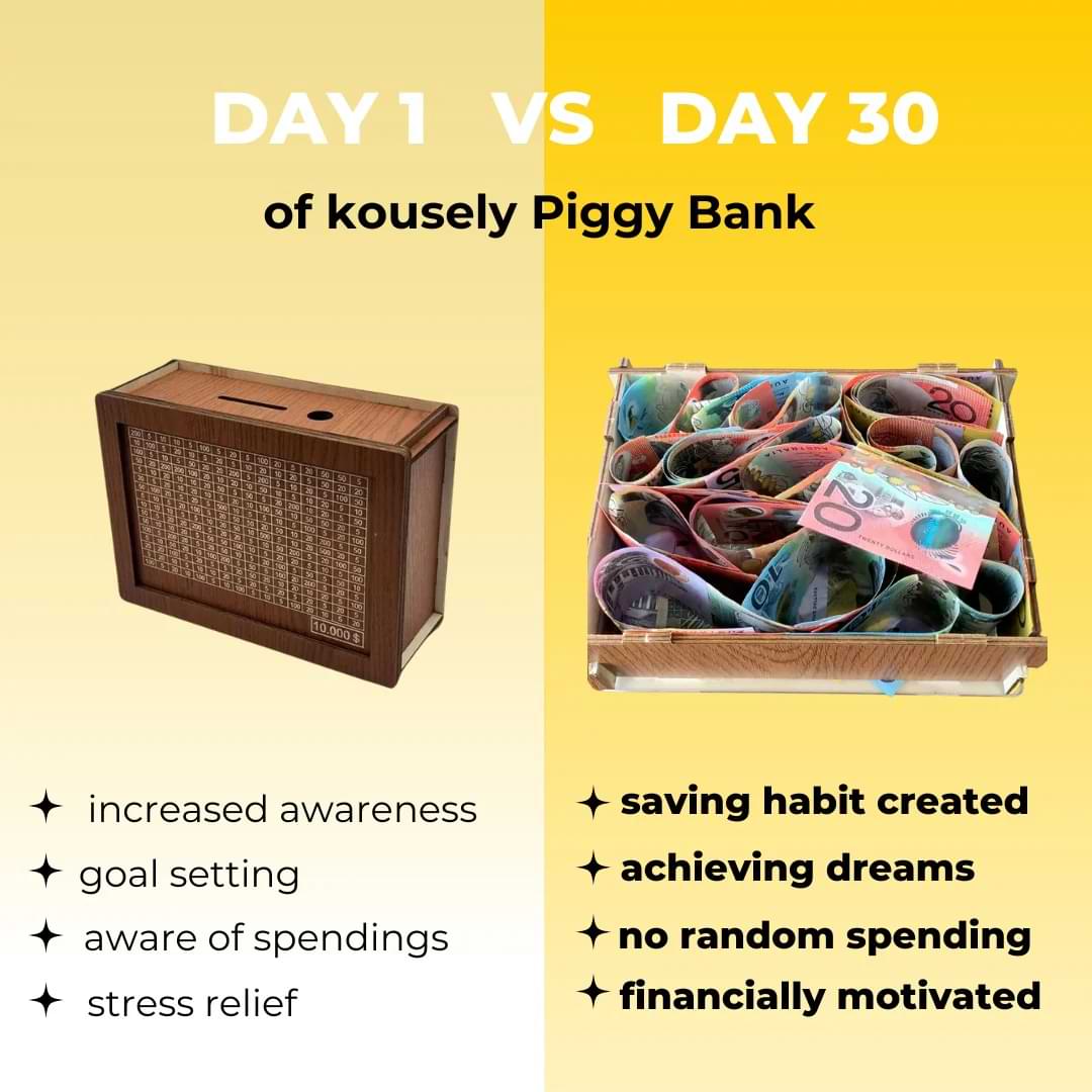 kousely™ Piggy Bank Japanese Method