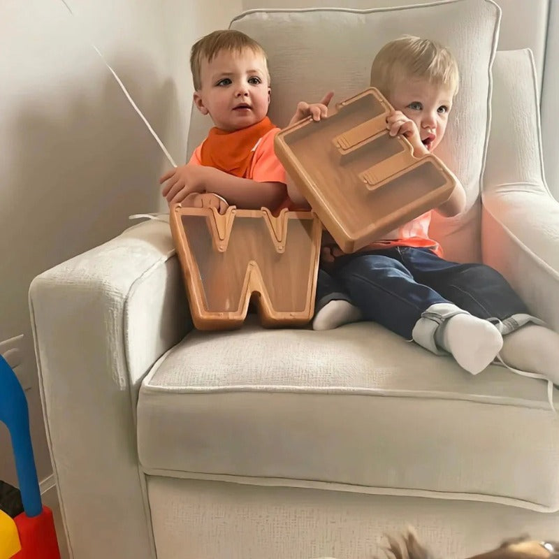 kousely™ Wooden Kids Letter Piggy Bank